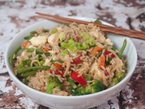 recipe for healthy fried rice