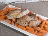 Baked Stuffed Pork Chops