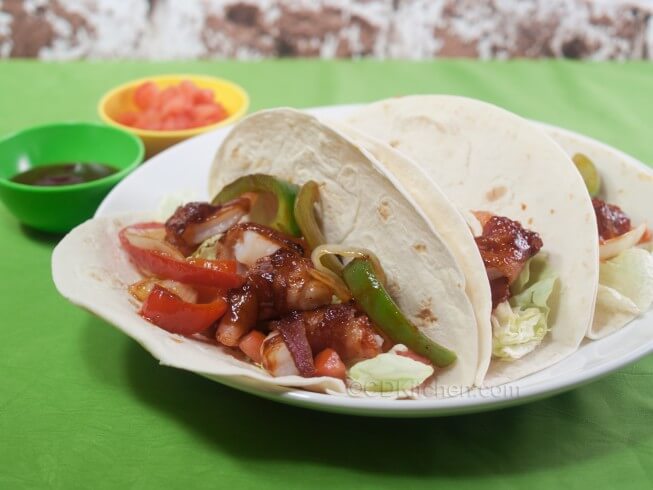 photo of Grilled Shrimp Fajitas