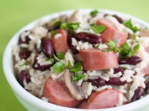 recipe for cajun sausage and rice skillet