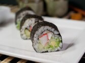 Avocado And Crab-Meat Sushi
