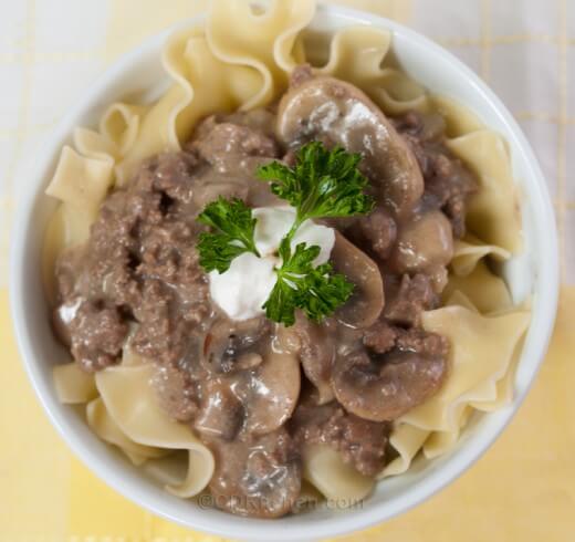 photo of Hamburger Stroganoff