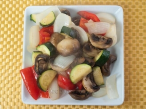 recipe for roasted mushrooms and mixed vegetables
