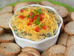 recipe for kelseys' 4 cheese spinach dip