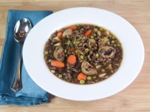 recipe for wild rice and mushroom soup