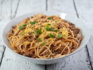 recipe for slow cooker chili spaghetti