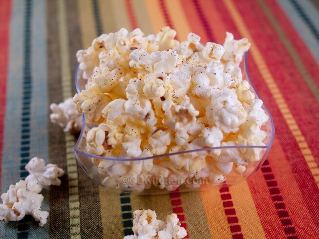 Cheesy Chili Popcorn Recipe | CDKitchen.com