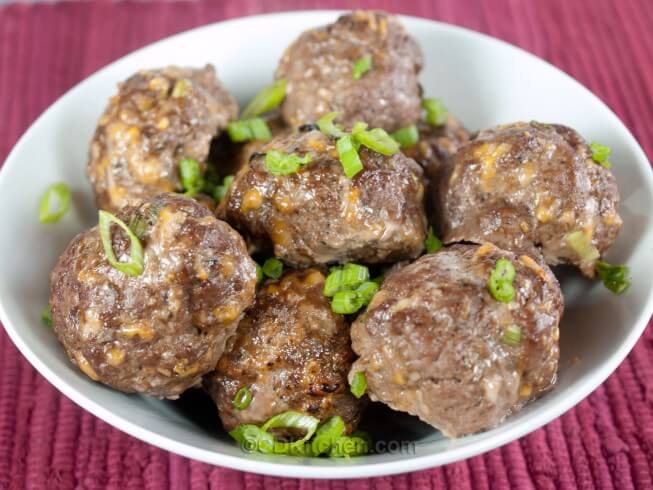 photo of Cheesy Fajita Meatballs