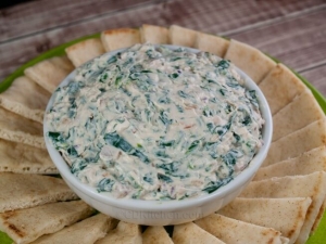 recipe for spinach dip-fat free