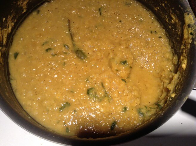 recipe for red lentil soup with garam masala
