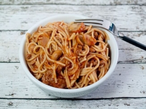 recipe for easy slow cooker ground beef spaghetti