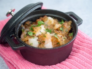 recipe for garlic shrimp au gratin