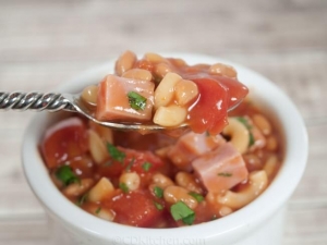 recipe for slow cooker ham & bean chowder
