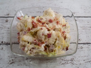 recipe for bacon cauliflower salad