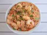 Baked Spanish Rice And Shrimp Casserole