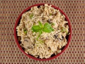 photo of Slow Cooker Brown Rice Mushroom Risotto