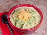 Broccoli Cheese Noodle Soup