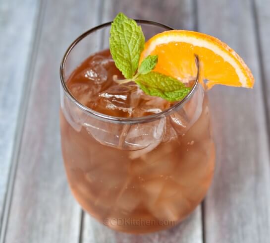 recipe for refreshing orange iced tea