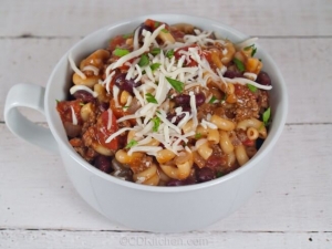 recipe for slow cooker chili mac