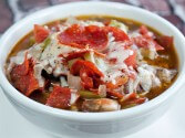 Chunky Pizza Soup