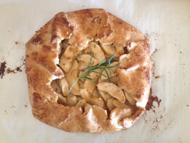 photo of Apple Rosemary Galette With Parmesan Crust