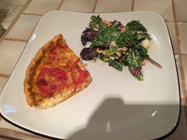 photo of Cheese And Tomato Quiche