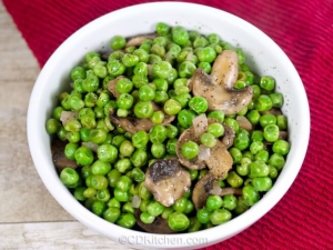 recipe for delicious green peas