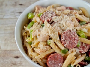 recipe for creamy cajun chicken pasta