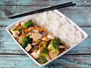 recipe for sizzling chicken stir fry