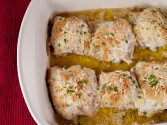 Baked Parmesan Chicken Thighs