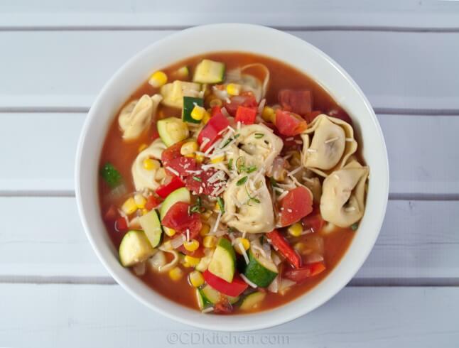 recipe for slow cooker tortellini soup