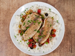 recipe for pan-seared tilapia with veracruz sauce