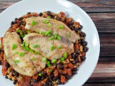 Southern Tilapia with Rice and Beans