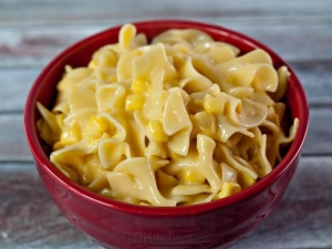 recipe for slow cooker corn-noodle casserole