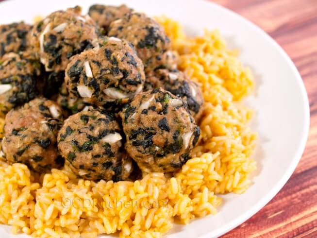 Turkey Spinach Meatballs Recipe