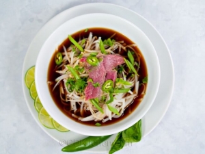 recipe for easy pho bo (vietnamese beef noodle soup)