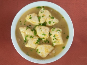 recipe for easy, creamy chicken and dumplings