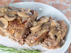 recipe for meatloaf with mushroom gravy