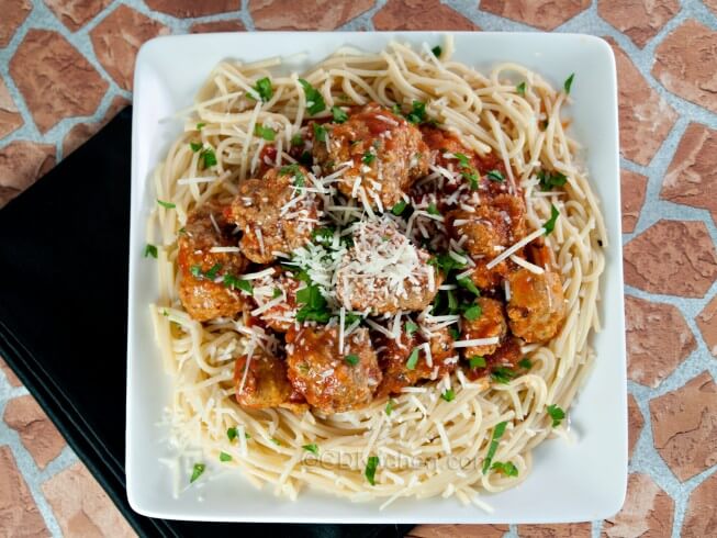 photo of Spaghetti Sauce with Meatballs and Italian Sausage