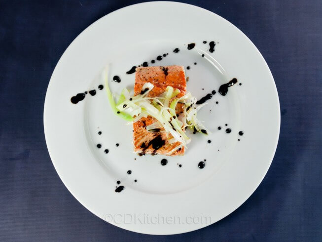 photo of Pan-Seared Salmon With Honey-Balsamic Sauce
