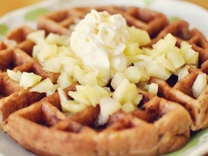 recipe for carrot cake waffles