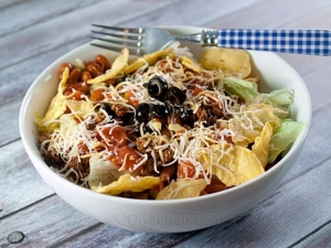 recipe for trash bag taco salad