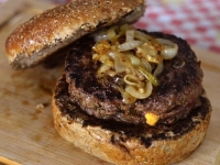 Recipe for Bacon, Onion, And Cheddar Stuffed Burgers