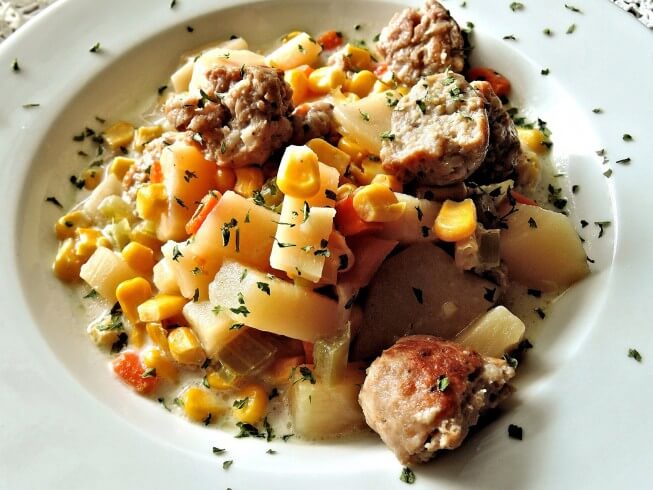 photo of New Orleans-Style Corn Chowder