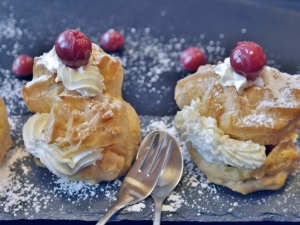 recipe for eggnog cream puffs