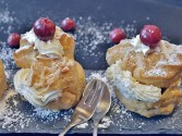 Eggnog Cream Puffs