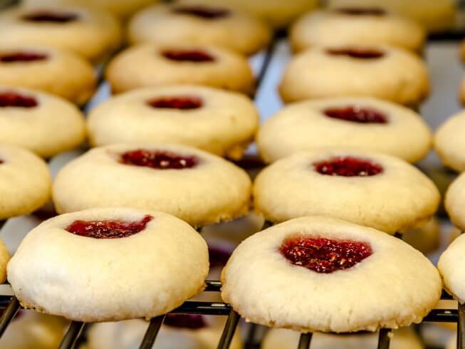 photo of Thumbprint-Jam Cookies