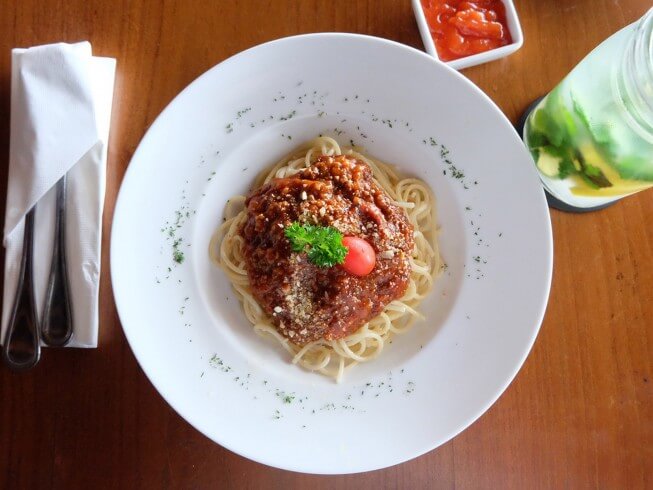 photo of Spaghetti with Spicy Italian Turkey Meat Sauce