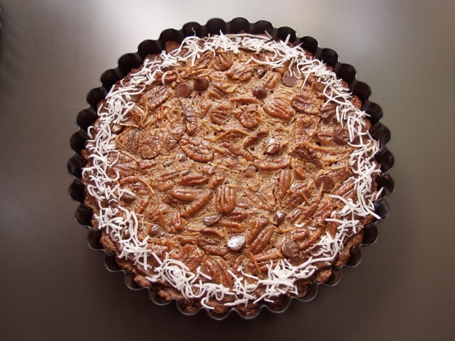 Kentucky Bourbon Chocolate Pecan Pie