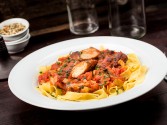 view the recipe for Slow Cooker Italian Chicken, Peppers, And Pasta